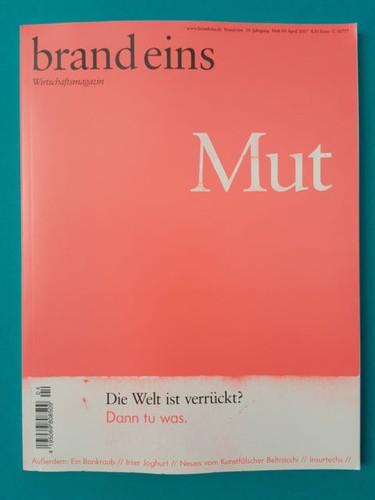 Brand eins wirtschaftsmagazin - brand,