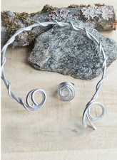 ?Halsreif silber, keltisch, Elbenschmuck, Mittelalterschmuck, Collier, Arwen
