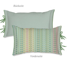 Pip Studio Dekokissen Ashanti Green 35 x 60 cm grün 