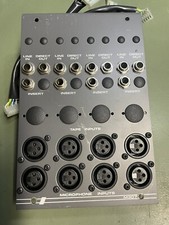 XLR / Klinke / DIN Anschlussplatte, lötbar, aus Allen & Heath Saber Console