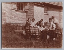 Young Women and Men at Dining