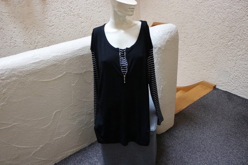 Longshirt 50 schwarz - #longshirt,, 50,
