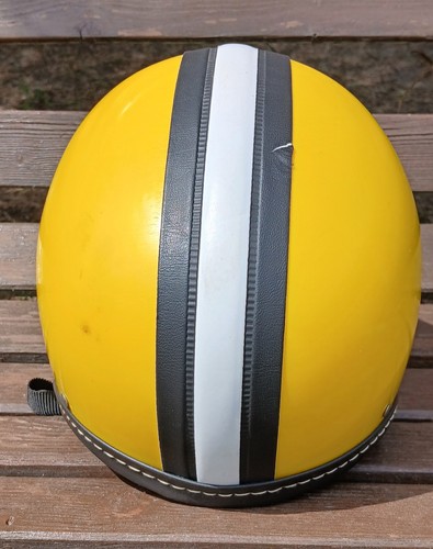 Ddr mopedhelm gelb eierschale - mopedhelm,