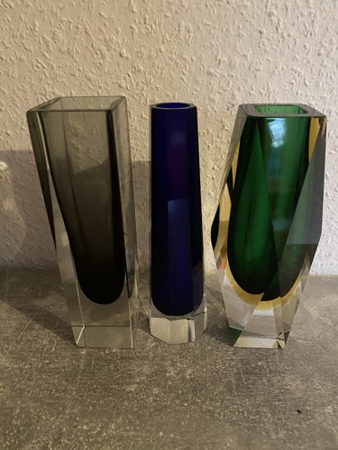Murano glas vasen sammlung - murano,