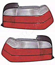 Heckleuchtensatz rot glasklar Für BMW 3er E36 Cabrio Coupe 91-99