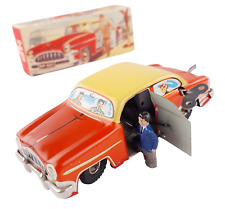 HPZ 001 Tin Toy Car with automatic Door Blechspielzeug NOS New in Box like New