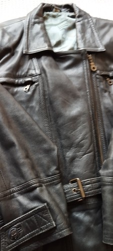 Vintage biker lederjacke - vintage,