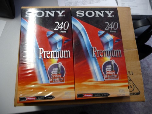 Sony vhs cassette premium 240 - premium,