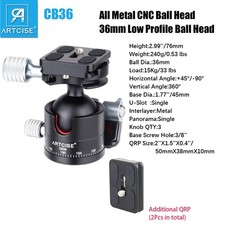 36MM BallHead Kugelkopf Metall