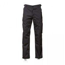 Neu US BDU Mil-Tec Feldhose Farbe: Schwarz Gr: 46 = XS Moleskinhose Arbeits-Hose