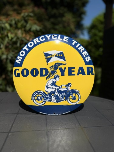 Emailleschild motorrad reifen - emailleschild,