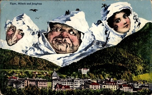 Kanton bern eiger mönch - ak, eiger,