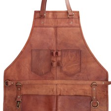Echt leder schürze - leder, bbq