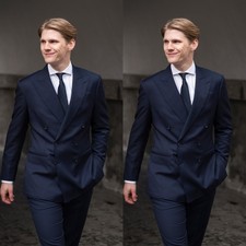 Männer Anzug Slim Fit 2 Teile