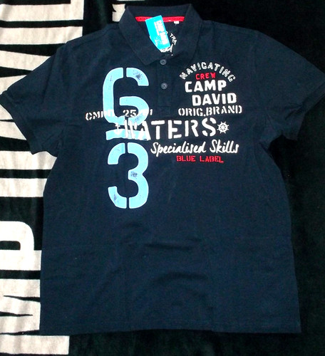 Camp david poloshirt neu - david,