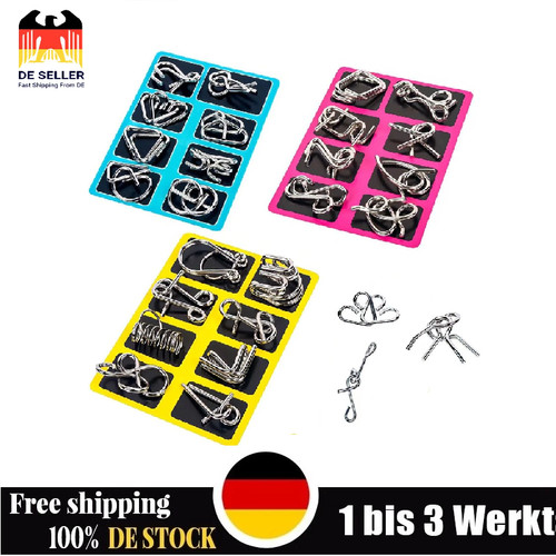 Metalldraht puzzle stk - metalldraht, 24