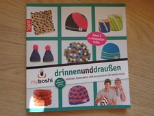 MyBoshi drinnenunddraußen Strickbuch Fachbuch Anleitungen Häkeln Mützen Hobby 