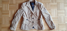 ZARA BASIC Blazer tailliert beige Gr. L sandfarben SAMT