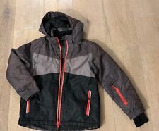 Crivit, Skijacke/ Snowboardjacke, Schwarz/grau/rot, 122/128