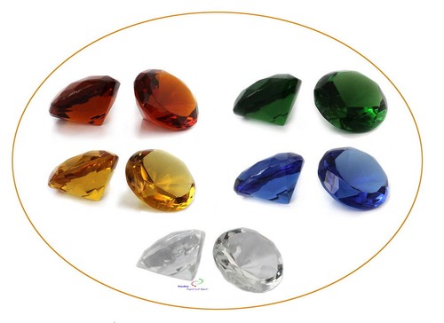 Glasdiamant aus kristallglas - aus,