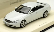 Mercedes CLS Coupé C219 Bj. 2004-2008, weiß, Minichamps-Serie Linea Bianco 1:43