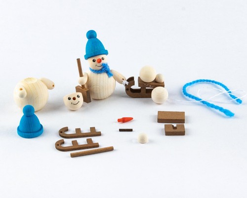 Bastelsatz schneemann mit - schneemann,