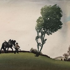 Leo Frank Feldarbeit Bauer und