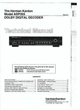 Harman Kardon Service Manual für ADP 303 Dolby  Copy