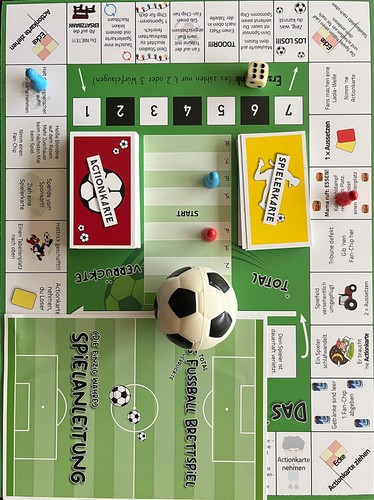 Das fußball brettspiel - das,