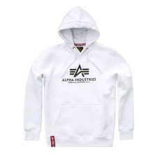 Alpha Industries Basic Hoody weiss Kapuzenpullover Kapuze Sweatshirt Sweater