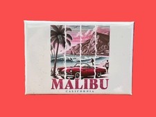 Malibu kühlschrankmagnet - malibu, kühlschrankmagnet-