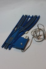 Alte Lego Eisenbahn 12V Blau elektrische Weichen rechts