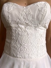 Hochzeitskleid Gr. 36 Spitze +