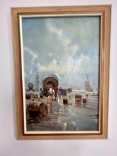 J. Sluis 1924 Öl Gemälde