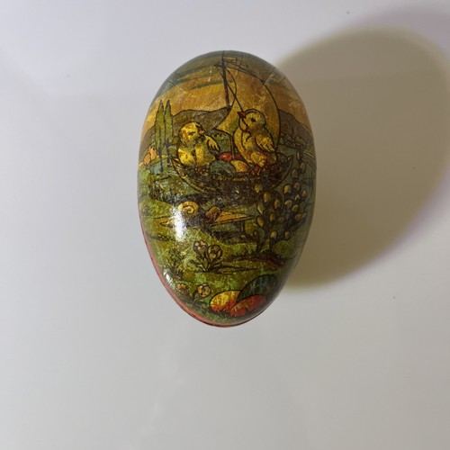 Osterei pappmache 12cm candy - 12cm,