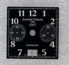 Schwarz Etienne Zifferblatt