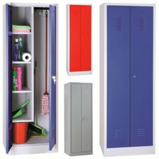 Putzmittelschrank Besenschrank Mehrzweckschrank Putzmittelspind Stahlspind Stahl