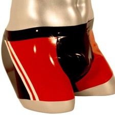 Gummi Shorts glänzend "Racer"