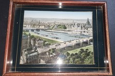 Altes Bild Dresden Carolabrücke  Frauenkirche ANTIK SELTEN  /M 44