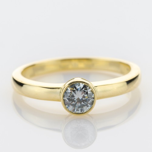 Ring aus 585er gold - aus, 0.45ct