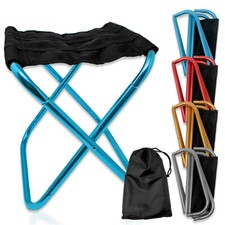 Alu Camping Hocker Falthocker Klappstuhl Gartenstuhl Reisehocker Angelstuhl Mini