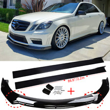 Für Mercedes Benz W212 Spoilerschwert Frontspoiler Spoilerlippe Seitenschweller