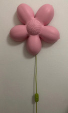 süße Kinderzimmer Lampe IKEA rosa Blume, grüne Leitung, 25 W