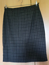 Damen Rock 42, schwarz/grau