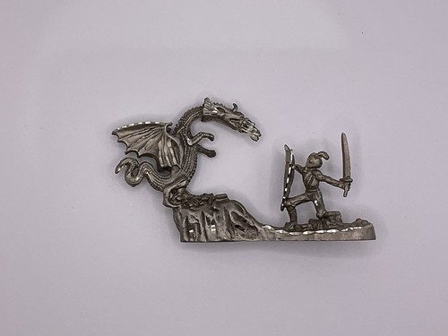 Drache und ritter zinnfigur - drache,
