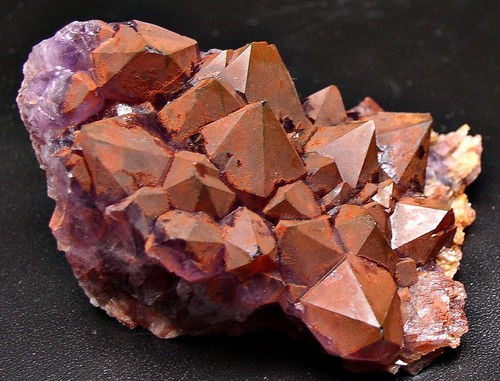 Amethyst mit hämatit - amethyst,