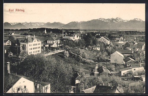 Bad aibling blick vom berg - bad,
