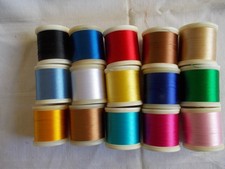 Stickseide Madeira Stickgarn Maschinenstickgarn Konvolut 15 x Nr.40 je 200m