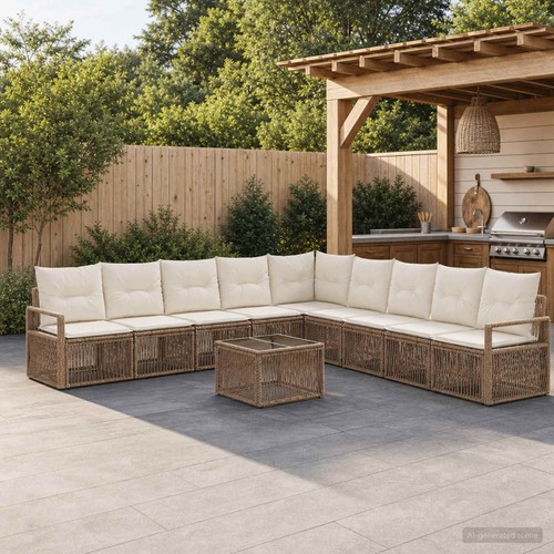 Gartensofa set poly - gartensofa-set, poly-rattan