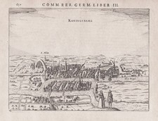 Kaliningrad Königsberg Pregel Russia Russland engraving Kupferstich Bertius 1616